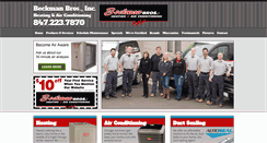 Desktop Screenshot of beckmanbrosinc.com